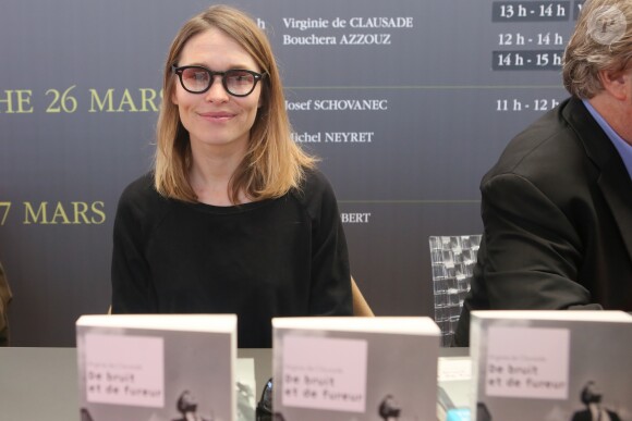 Virginie de Clausade au 32ème Salon du Livre à la Porte de Versailles à Paris, le 25 mars 2017. © CVS/Bestimage