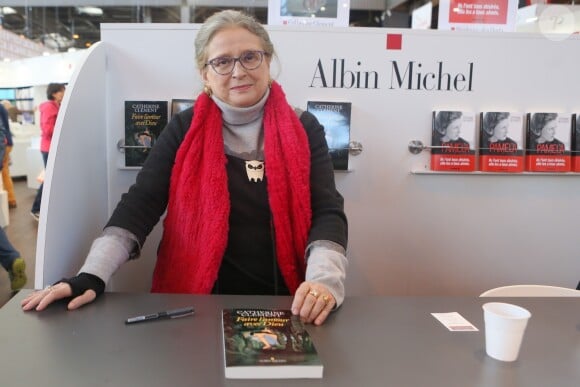 Catherine Clément au 32ème Salon du Livre à la Porte de Versailles à Paris, le 25 mars 2017. © CVS/Bestimage2