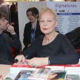 Lydie Salvayre au 32ème Salon du Livre à la Porte de Versailles à Paris, le 25 mars 2017. © CVS/Bestimage