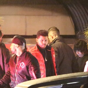 Exclusif - Selena Gomez et son compagnon The Weeknd (Abel Tesfaye) sont allés dîner au restaurant "Harbour Sixty Steakhouse" à Toronto, le samedi 18 mars 2017. La chanteuse ne reste jamais bien loin de son nouvel amour, elle a fait vendredi soir un aller/retour très rapide Toronto-New York en jet privé pour un photoshoot! Le couple semble très amoureux. © CPA/Bestimage