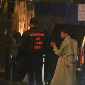 Exclusif - Selena Gomez et son compagnon The Weeknd (Abel Tesfaye) sont allés dîner au restaurant "Harbour Sixty Steakhouse" à Toronto, le samedi 18 mars 2017. La chanteuse ne reste jamais bien loin de son nouvel amour, elle a fait vendredi soir un aller/retour très rapide Toronto-New York en jet privé pour un photoshoot! Le couple semble très amoureux. © CPA/Bestimage