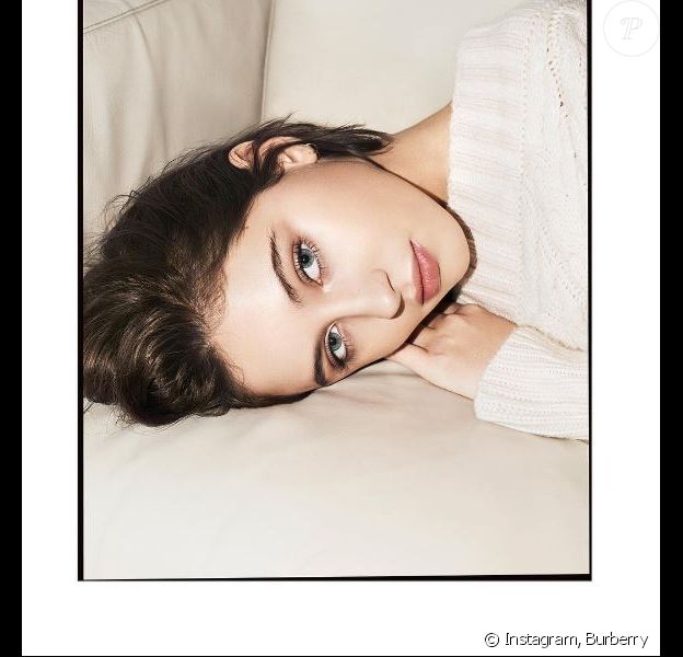 Iris Law La Fille De Jude Law Craquante G Rie Beaut De Burberry