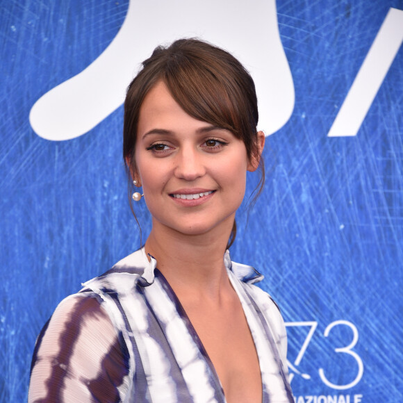 Alicia Vikander lors du photocall du film "The Light between ocean" lors du 73ème festival du film de Venise (Mostra), le 1er septembre 2016.