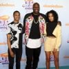 Lamar Odom et ses enfants Lamar Odom Jr et Destiny à la Soirée des "Nickelodeon's 2017 Kids’ Choice Awards" à Los Angeles le 11 mars 2017.