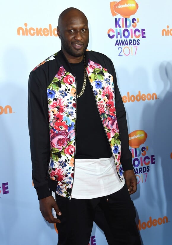 Lamar Odom à la Soirée des "Nickelodeon's 2017 Kids’ Choice Awards" à Los Angeles le 11 mars 2017.