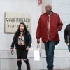 Exclusif - Le basketteur Lamar Odom fait du shopping avec son ex compagne Liza Morales à Beverly Hills le 6 janvier 2017