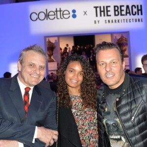 Semi-exclusif - Jean-Charles de Castelbajac, Jean Roch et sa femme Anaïs Monory - La boutique Colette fête ses 20 ans au musée des Arts Décoratifs à Paris le 20 mars 2017. © Veeren/Bestimage