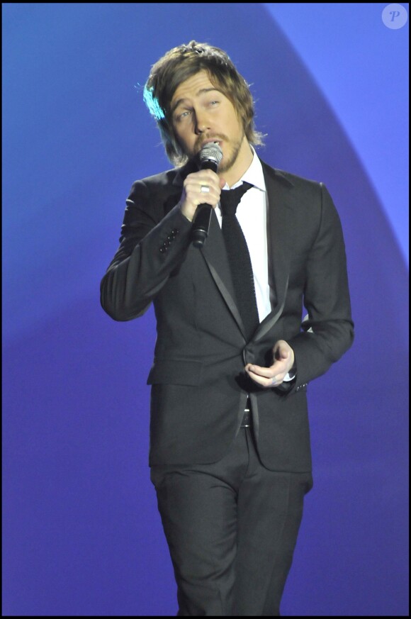 Julien Doré lors des Victoires de la Musique 2008