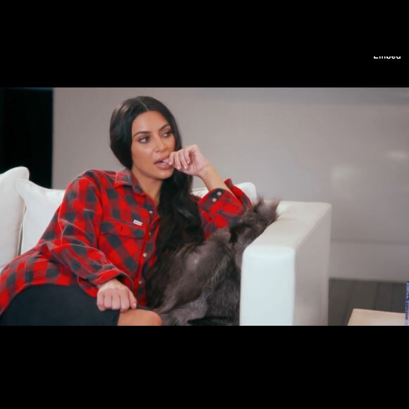 Kim Kardashian dans l'épisode 4 de la saison 13 de "Keeeping Up With The Kardashians" diffusée le 2 avril 2017 sur E!