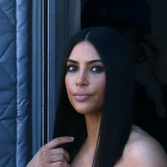 Kim Kardashian est allée déjeuner à Beverly Hills, le 30 mars 2017.