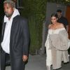 Exclusif - Kim Kardashian et son mari Kanye West sont allés diner au restaurant Providence à Los Angeles, le 25 mars 2017.