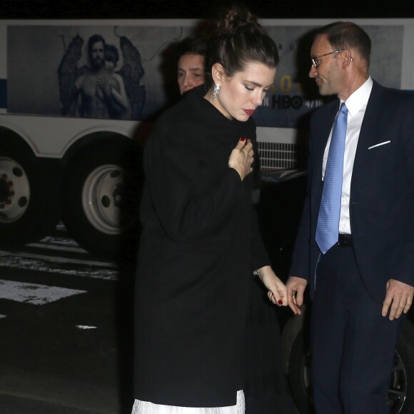 Charlotte Casiraghi - Dîner de gala Montblanc & UNICEF à la New York Public Library à New York, le 3 avril 2017.