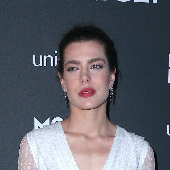 Charlotte Casiraghi - Dîner de gala Montblanc & UNICEF à la New York Public Library à New York, le 3 avril 2017. © Morgan Dessalles/Bestimage