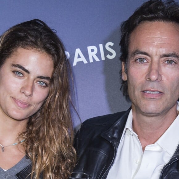 Exclusif - Anthony Delon et sa fille Alyson Le Borges - Inauguration de la boutique Harmont & Blaine à Paris, ce mardi 13 octobre.