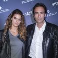Exclusif - Anthony Delon et sa fille Alyson Le Borges - Inauguration de la boutique Harmont &amp; Blaine à Paris, ce mardi 13 octobre 2015