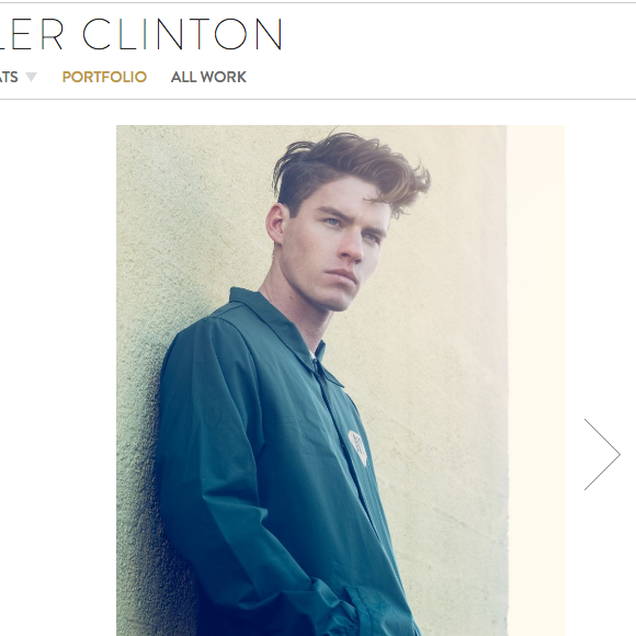 Tyler Clinton, le neveu de Bill et Hillary Clinton, fait ses premiers pas dans le mannequinat. Le jeune homme de 22 ans a signé avec la prestigieuse agence IMG Models, à New York (avril 2017).