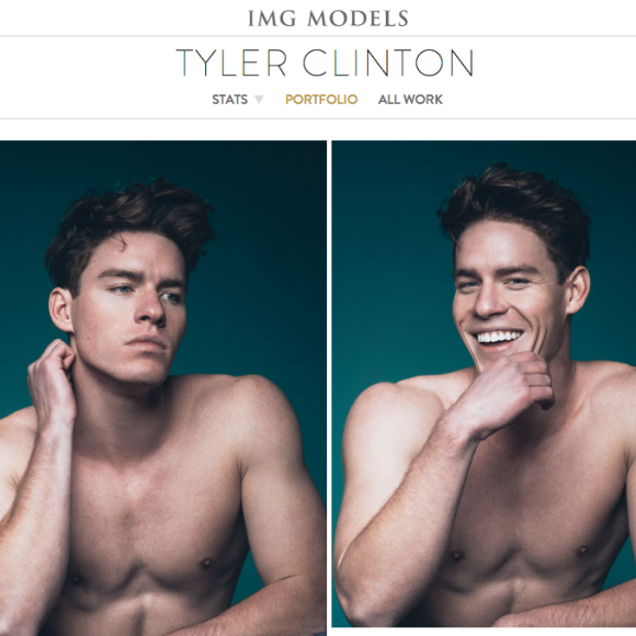 Tyler Clinton, le neveu de Bill et Hillary Clinton, fait ses premiers pas dans le mannequinat. Le jeune homme de 22 ans a signé avec la prestigieuse agence IMG Models, à New York (avril 2017).