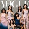 Photo de Raudha Athif (à gauche) en couverture du magazine "Vogue India". Numéro d'octobre 2016.