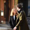 Exclusif - Ellie Goulding et son nouveau compagnon Caspar Jopling se baladent en amoureux à New York le 28 mars 2017.