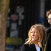 Exclusif - Ellie Goulding et son nouveau compagnon Caspar Jopling se baladent en amoureux à New York le 28 mars 2017.