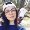 Agathe Auproux et son petit ami, le 27 mars 2017.