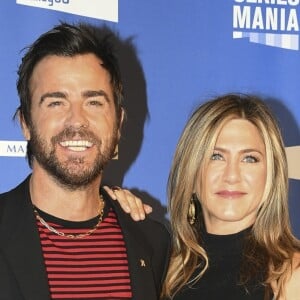 Jennifer Aniston et son mari Justin Theroux à la soirée d'ouverture de la 8ème édition du festival "Séries Mania" au cinéma Grand Rex. Paris, le 13 avril 2017. © Pierre Perusseau/Bestimage