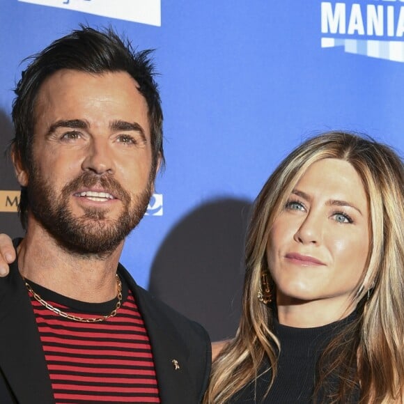 Jennifer Aniston et son mari Justin Theroux à la soirée d'ouverture de la 8ème édition du festival "Séries Mania" au cinéma Grand Rex. Paris, le 13 avril 2017. © Pierre Perusseau/Bestimage