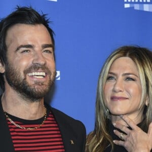 Jennifer Aniston et Justin Theroux à la soirée d'ouverture de la 8ème édition du festival "Séries Mania" au Grand Rex. Paris, le 13 avril 2017. © Pierre Perusseau/Bestimage