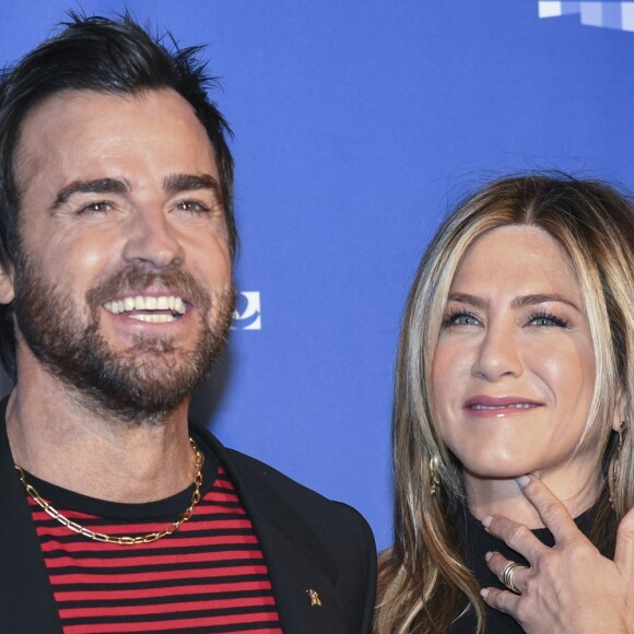 Jennifer Aniston et son mari Justin Theroux à la soirée d'ouverture de la 8ème édition du festival "Séries Mania" au cinéma Grand Rex. Paris, le 13 avril 2017. © Pierre Perusseau/Bestimage