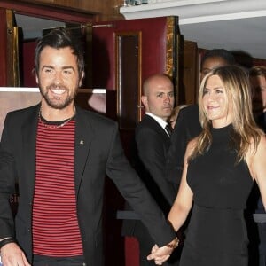 Jennifer Aniston et son mari Justin Theroux à la soirée d'ouverture de la 8ème édition du festival "Séries Mania" au cinéma Grand Rex. Paris, le 13 avril 2017. © Pierre Perusseau/Bestimage