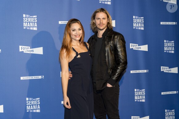 Joy Esther et Jean-Baptiste Shelmerdine à la soirée d'ouverture de la 8ème édition du festival "Séries Mania" au cinéma Grand Rex. Le festival, consacré aux séries télévisées du monde entier, se déroulera du 13 au 23 avril 2017 au Forum des images. Paris, le 13 avril 2017. © Pierre Perusseau/Bestimage