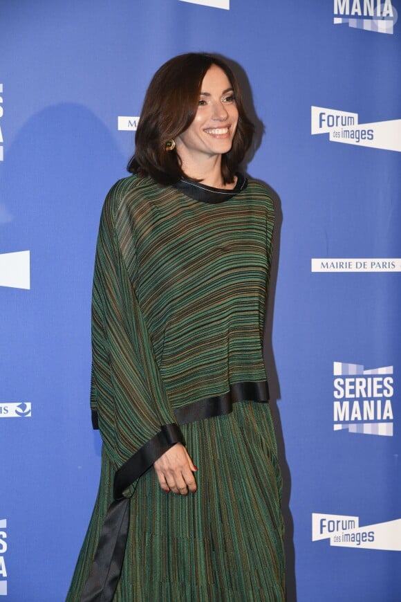 Aure Atika à la soirée d'ouverture de la 8ème édition du festival "Séries Mania" au cinéma Grand Rex. Le festival, consacré aux séries télévisées du monde entier, se déroulera du 13 au 23 avril 2017 au Forum des images. Paris, le 13 avril 2017. © Pierre Perusseau/Bestimage