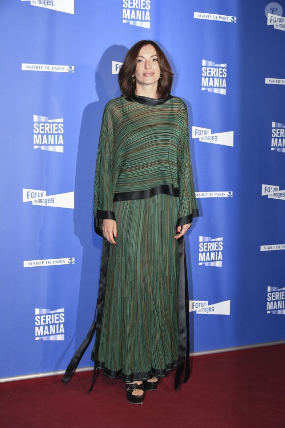 Aure Atika à la soirée d'ouverture de la 8ème édition du festival "Séries Mania" au cinéma Grand Rex. Le festival, consacré aux séries télévisées du monde entier, se déroulera du 13 au 23 avril 2017 au Forum des images. Paris, le 13 avril 2017. © Pierre Perusseau/Bestimage