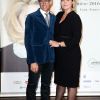 Paul et Luana Belmondo - Photocall de la cérémonie du Prix Lumière lors du 8ème Festival Lumière à Lyon. Le 14 octobre 2016 © Dominique Jacovides / Bestimage