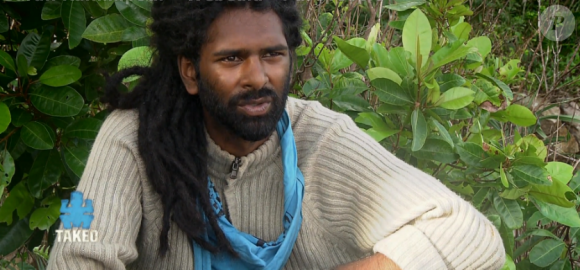 Brahma abandonne - "Koh-Lanta Cambodge". Sur TF1, le 14 avril 2017.