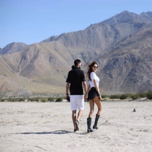 Nabilla passe un moment de rêve à Coachella (Californie). Avril 2017.