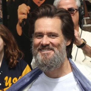 Jim Carrey à l'émission "Late Show With David Letterman" à New York, le 20 mai 2015