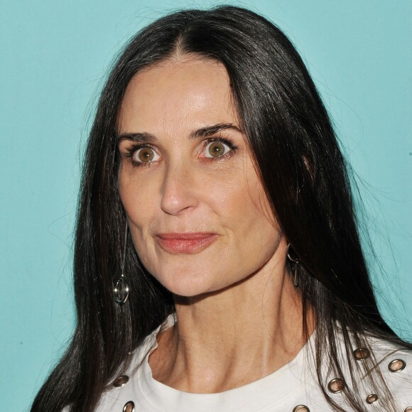 Demi Moore au Rockefeller Center pour le 150ème anniversaire de Harper's BAZAAR à New York, le 19 avril 2017