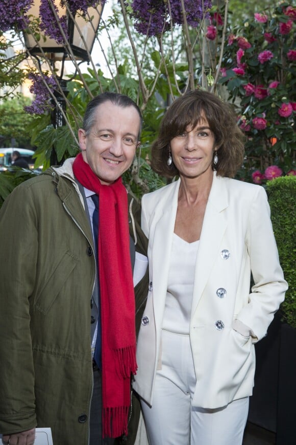 Christophe Barbier et Christine Orban lors de la remise du 10ème Prix de la Closerie des Lilas. Paris, le 19 avril 2017. © Olivier Borde/Bestimage