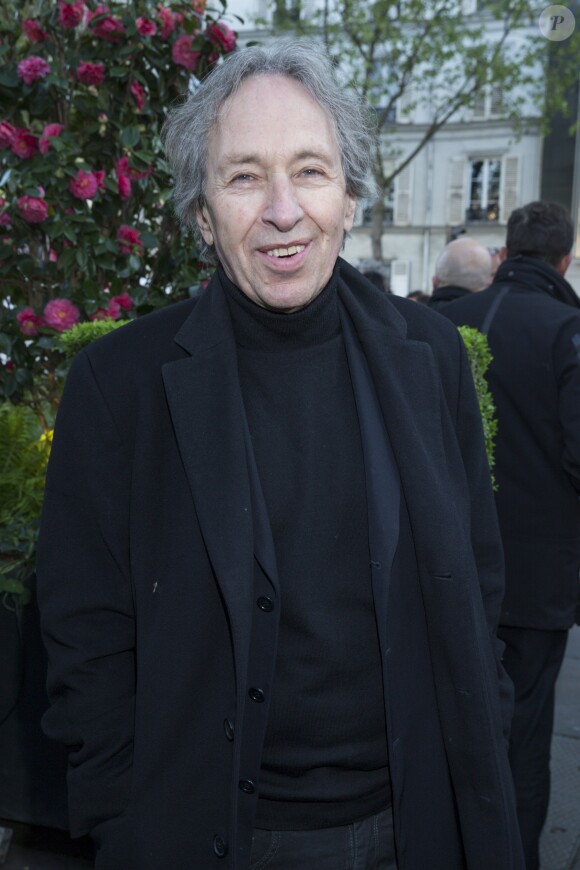 Pascal Bruckner lors de la remise du 10ème Prix de la Closerie des Lilas. Paris, le 19 avril 2017. © Olivier Borde/Bestimage