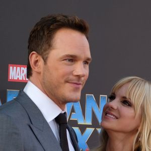 Chris Pratt et sa femme Anna Faris à la première de 'Guardians of the Galaxy Vol. 2' au théâtre Dolby à Hollywood, le 19 avril 2017 © Chris Delmas/Bestimage