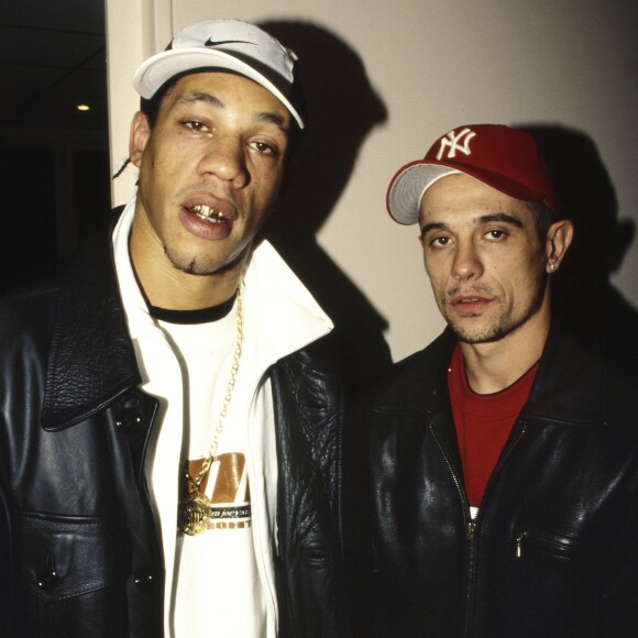 JoeyStarr et Kool Shen à Paris le 1er décembre 1998.