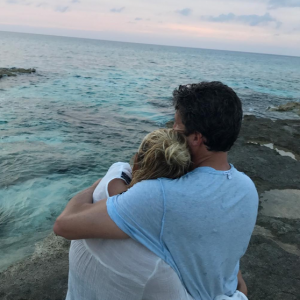 Patrick Dempsey et sa femme Jillian en vacances - Photo publiée sur Instagram au mois d'avril 2017