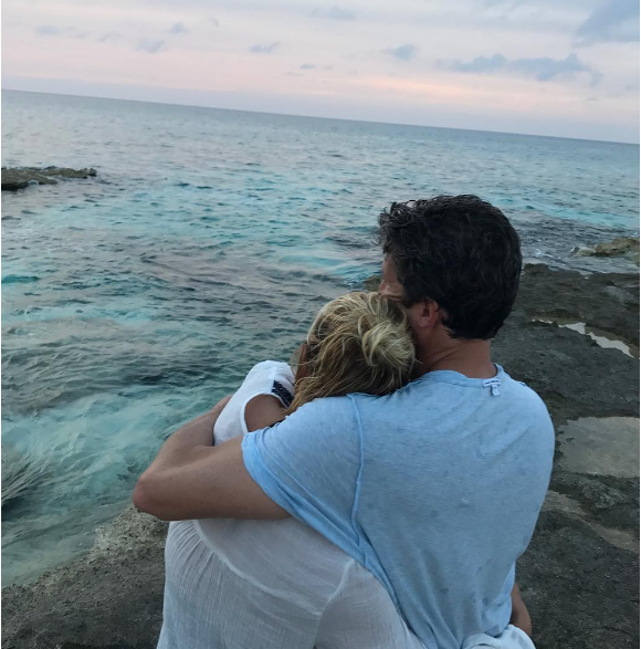 Patrick Dempsey et sa femme Jillian en vacances - Photo publiée sur Instagram au mois d'avril 2017