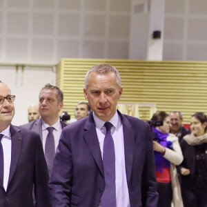 François Hollande à Tulle, le 23 avril 2017. © Patrick Bernard/Bestimage