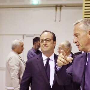 François Hollande à Tulle, le 23 avril 2017. © Patrick Bernard/Bestimage