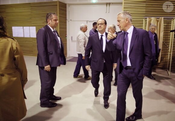 François Hollande à Tulle, le 23 avril 2017. © Patrick Bernard/Bestimage