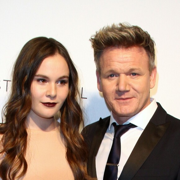 Gordon Ramsay et sa femme Tana Ramsay - People à la soirée Elton John AIDS foundation 2017 lors de la 89ème cérémonie des Oscars à West Hollywood le 26 février 2017.