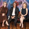 Meryl Streep, Rick Springfield et Mamie Gummer à New York pour la sortie de Ricki and the Flash en 2015