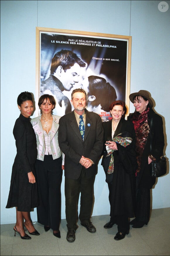 Thandie Newton, Christine Boisson, Jonathan Demme et Anna Karina à Paris en 2003